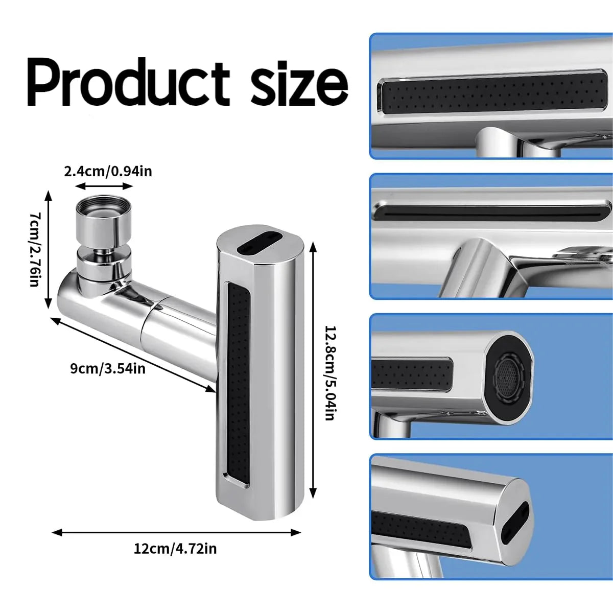 360° Swivel Faucet Extender | Kitchen Tap Sink Faucet Extender Water Wahing Basin Faucets - 360° Swivel Faucet Extender