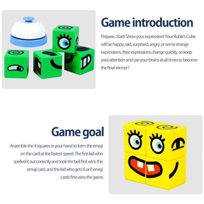 Emojis Matching Cube Game