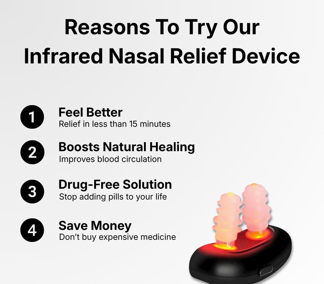 Infrared Nasal Relief Device
