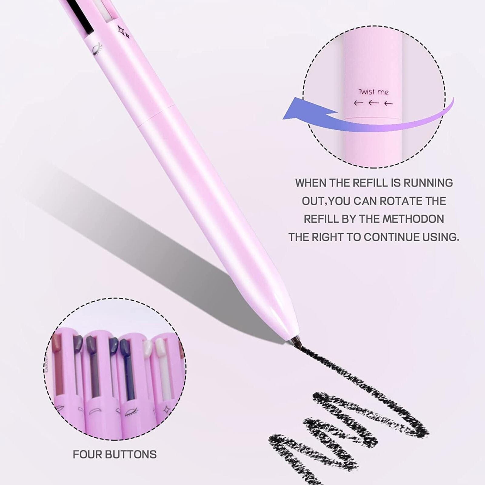 4 In 1 Makeup Pen Makeup 4 In 1 Makeup Pen
