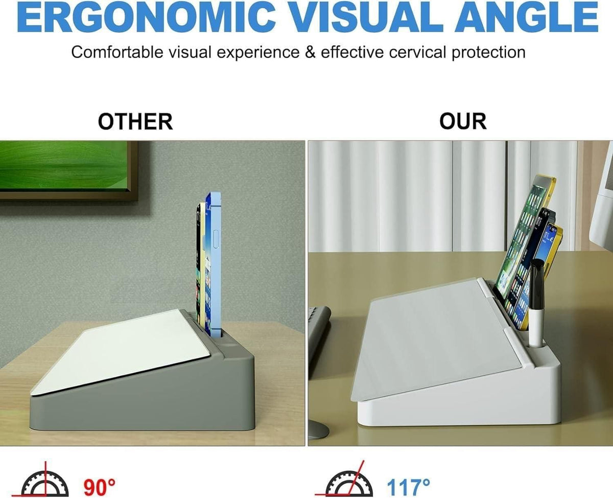 4-in-1 Storage Desk Board | White Board Writing Smart Magnetic Desk With Stand 4-in-1 Storage Desk Board