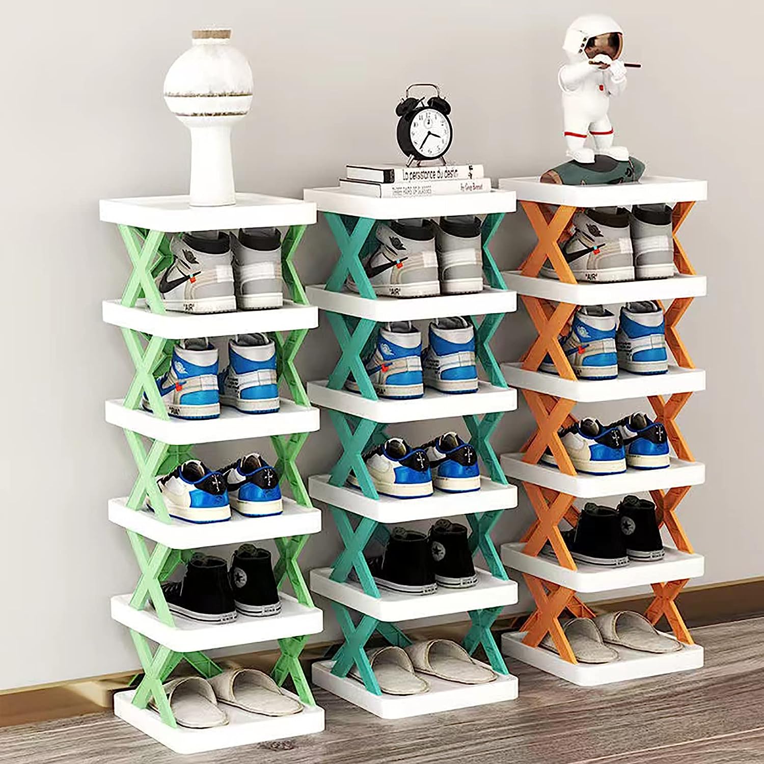 4 Layer Shoes Organizer ( Pack of 2 ) Free Size 4 Layer Shoes Organizer ( Pack of 2 )