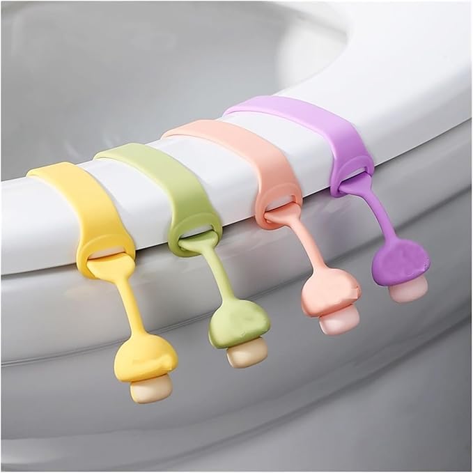 No-Touch Silicone Toilet Seat Lifter (Pack of 5)