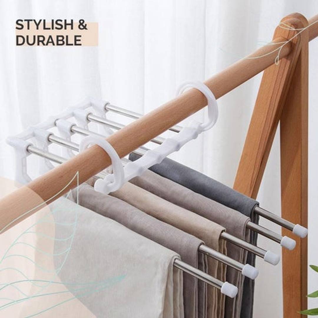 5-In-1 Foldable Hanger Organizer 5-In-1 Foldable Hanger Organizer