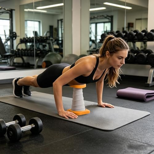 Spring-Assisted Push-Up Trainer