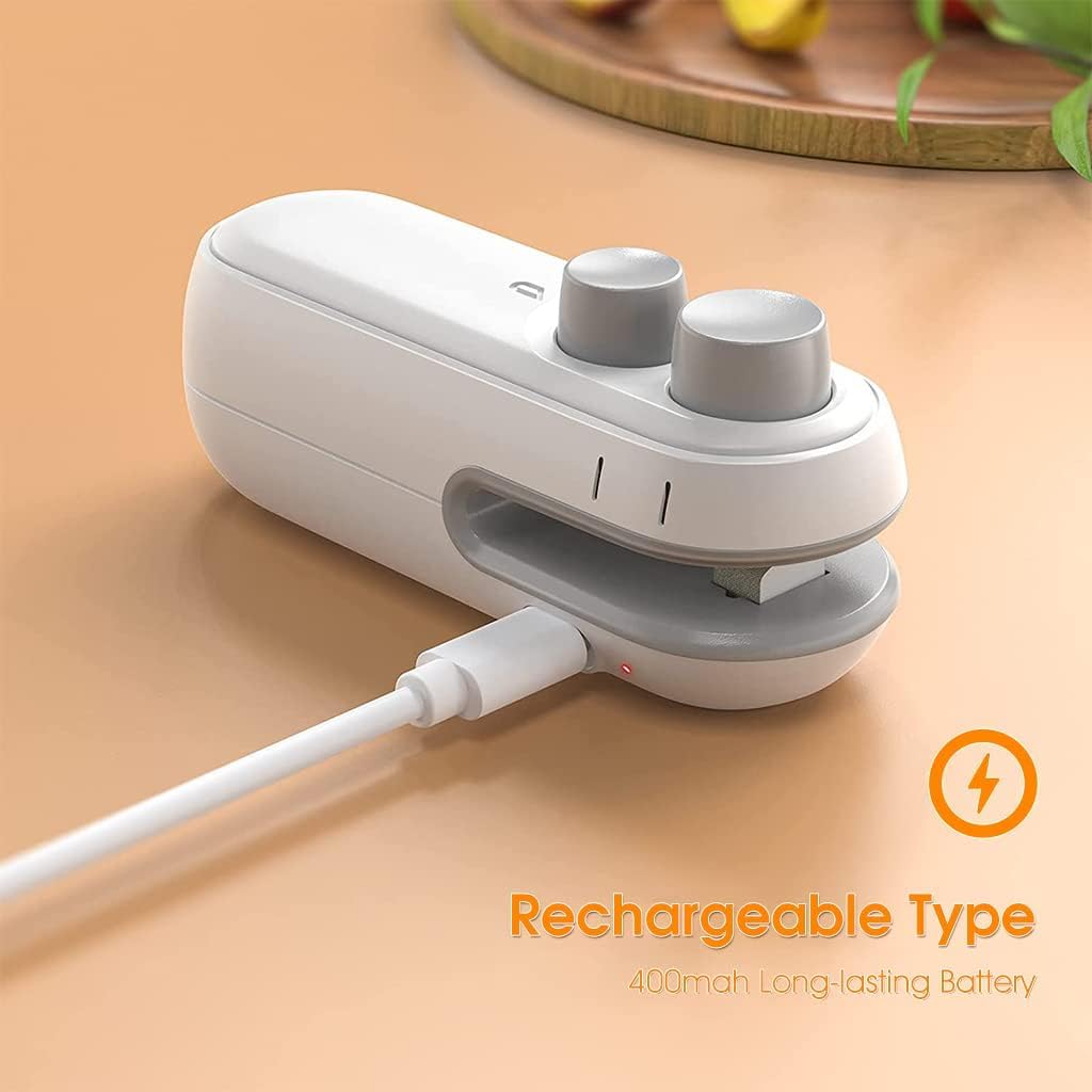 Portable 2 in 1 USB Rechargeable Magnetic Sealer