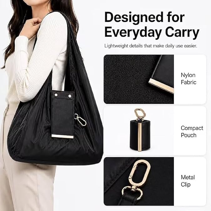 Foldable Keychain Tote Bag