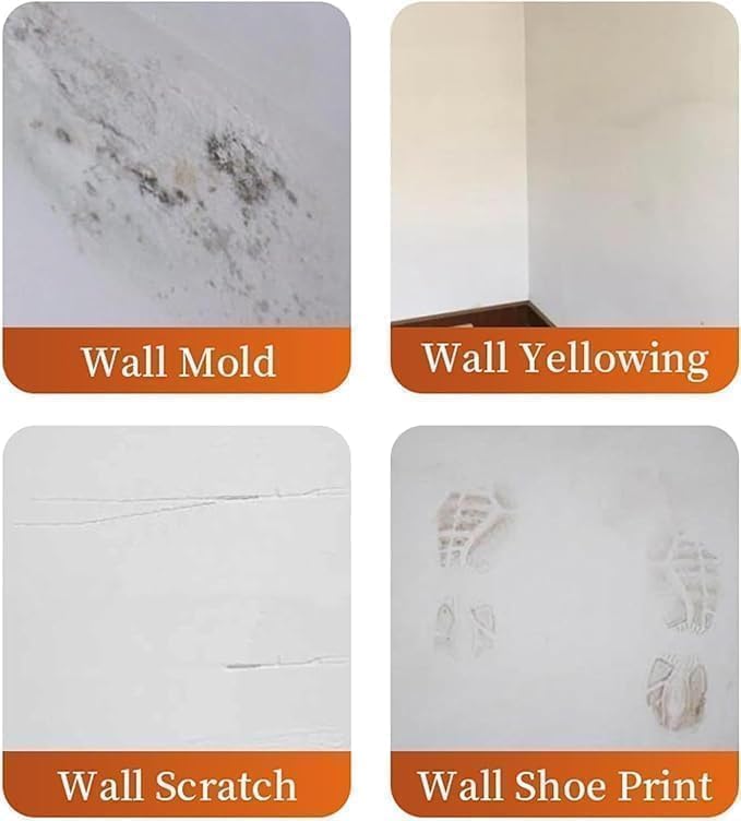 2-in-1 Wall Repair Roller | Wall Paint Roller Brush Exterior and Interior Brushes  2-in-1 Wall Repair Roller