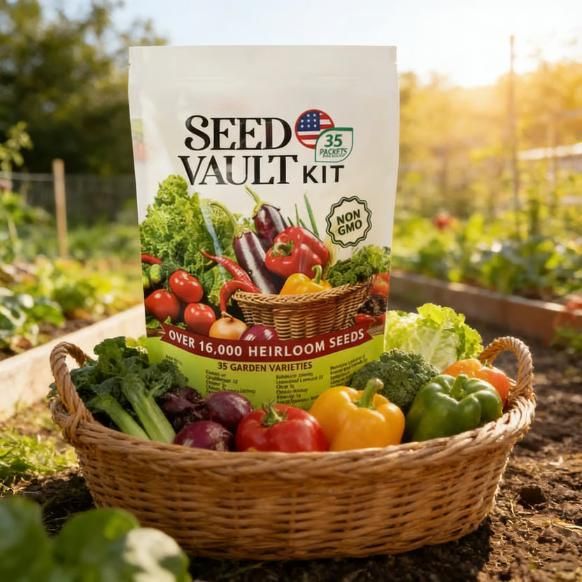 Vegetable Seed Kit (Pack of 35 Different Seeds)