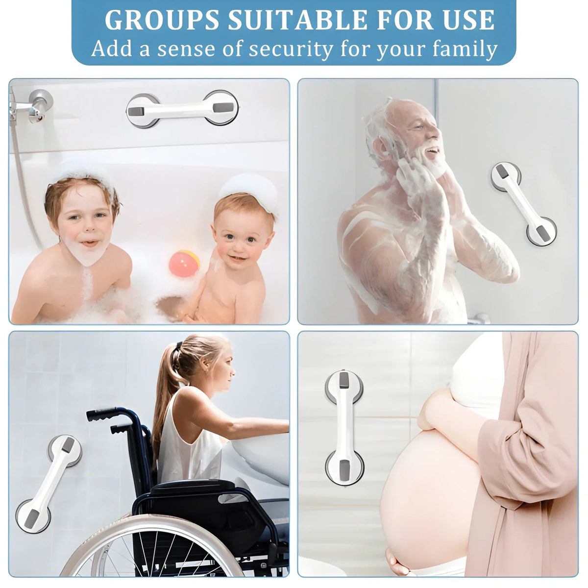 Suction Safety Grab Bar