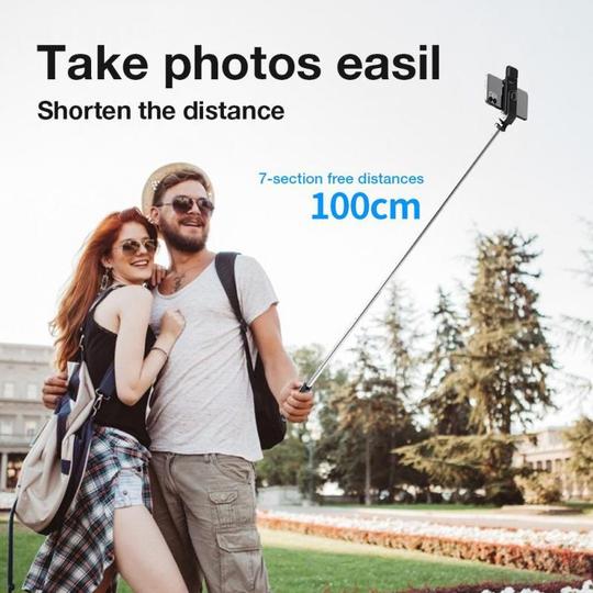 6 IN 1 WIRELESS BLUETOOTH SELFIE STICK 6 IN 1 WIRELESS BLUETOOTH SELFIE STICK