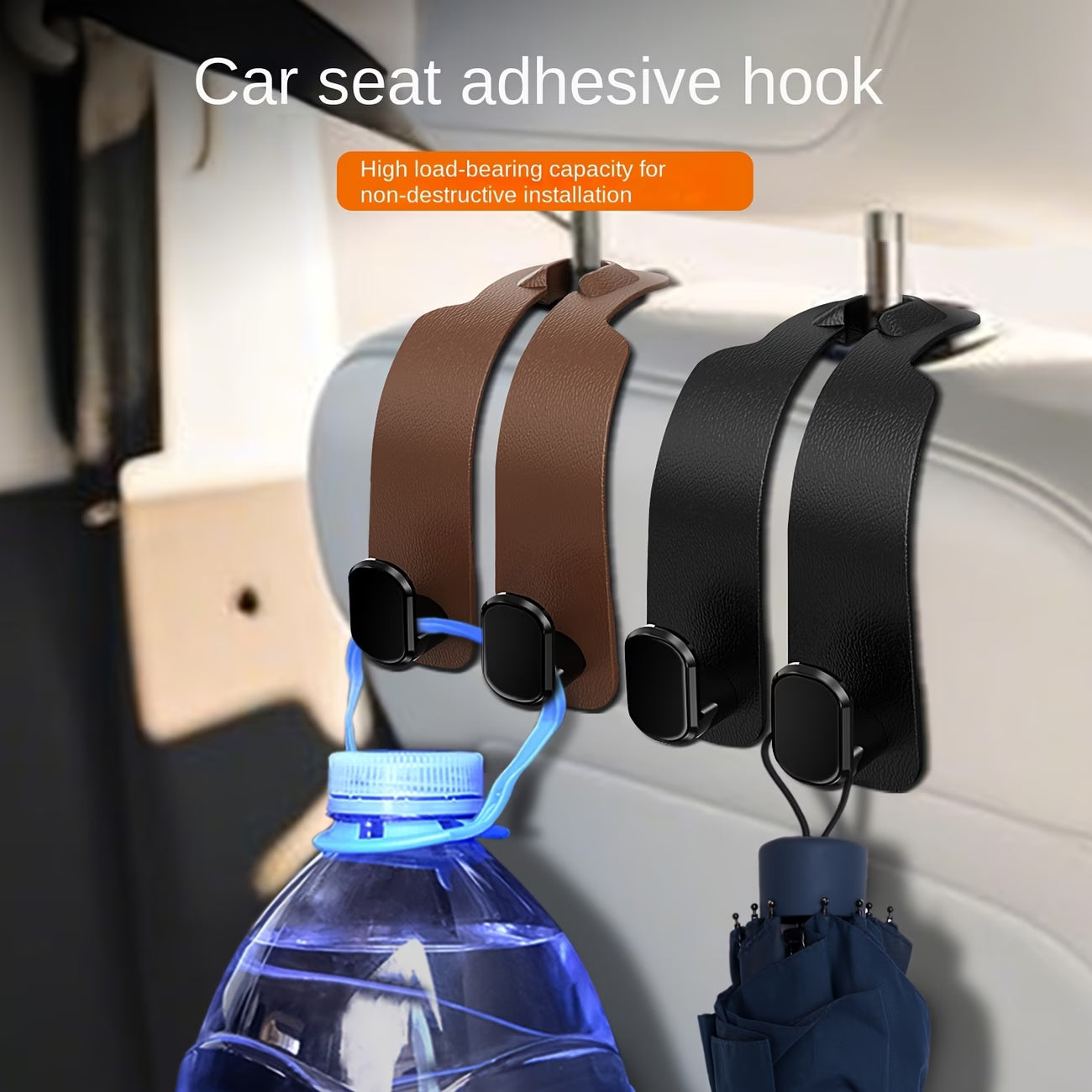 Dual-Hook Car Headrest Organizer Dual-Hook Car Headrest Organizer