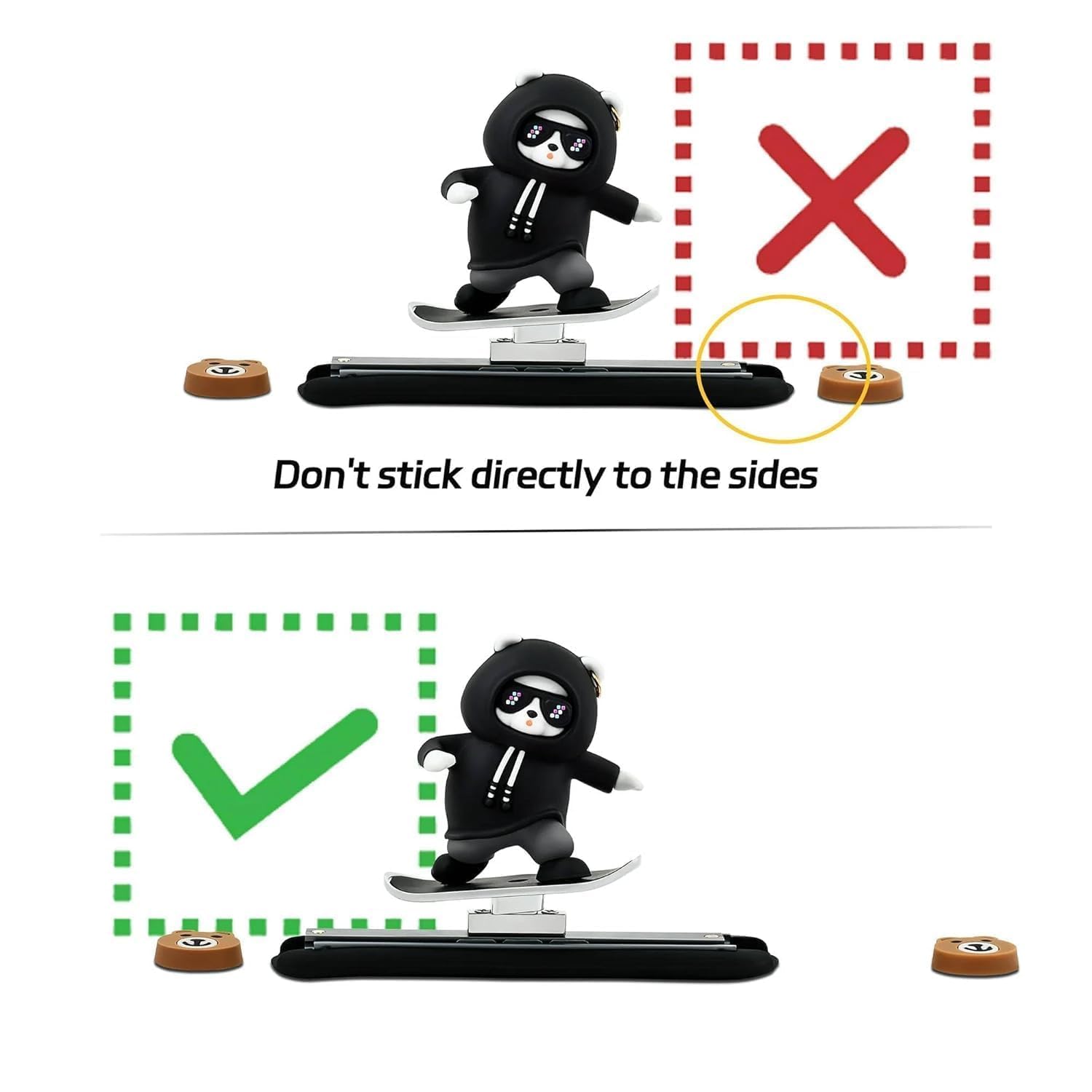 Moving Dashboard Panda Toy