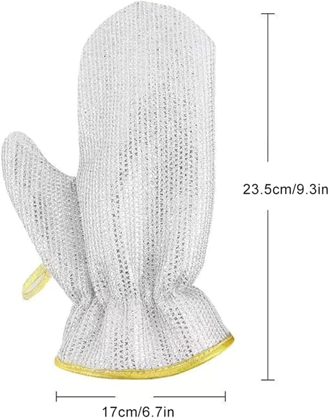 Dish Cleaning Scrubber Gloves