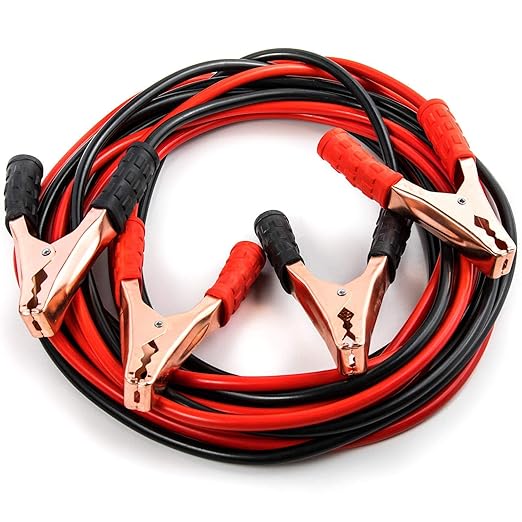Heavy-Duty Car Battery Jumper Cables