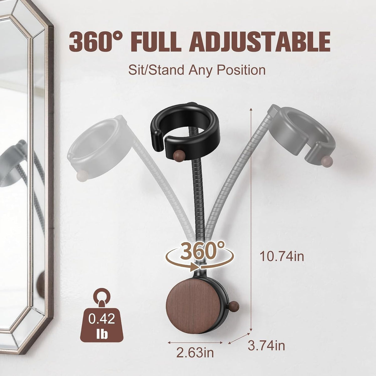 Hands-Free Hair Dryer Holder