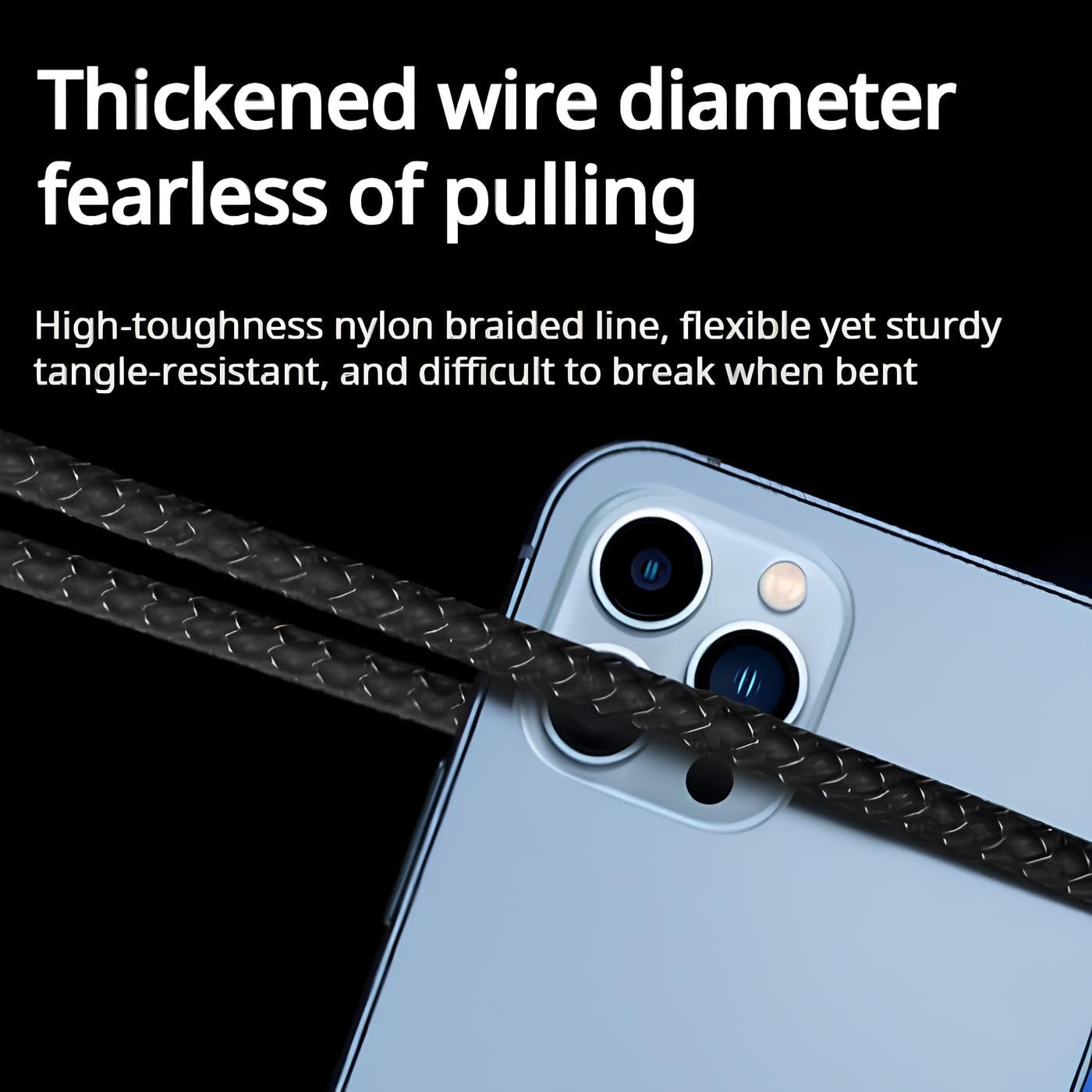 3-in-1 Fast Charging Cable (Set of 2)