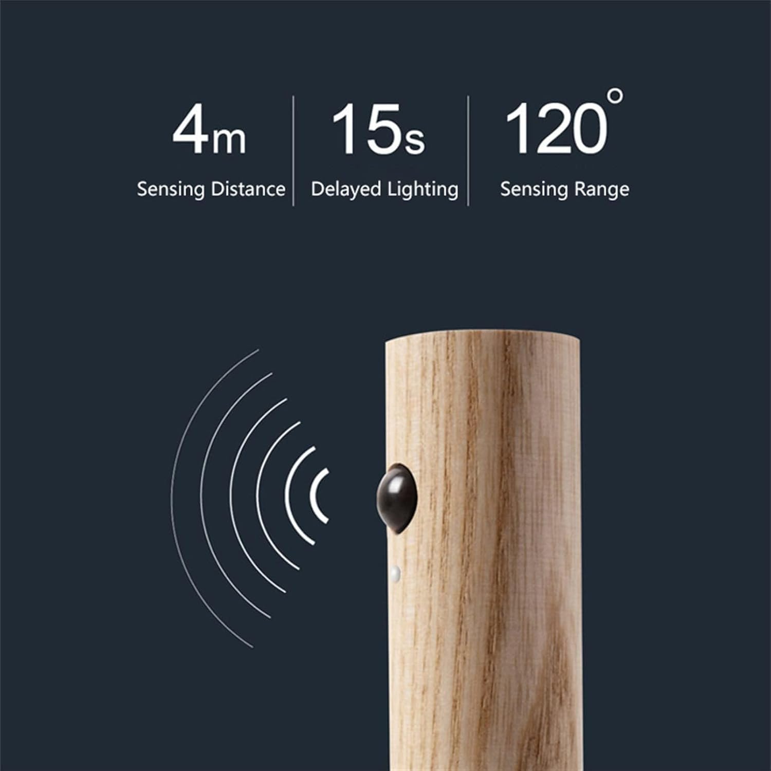 Motion-Sensor Wall Mounted Lamp