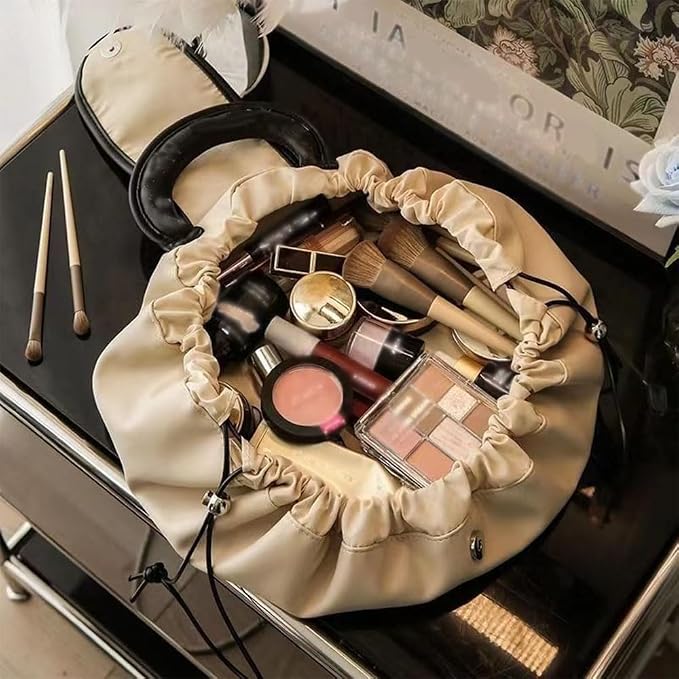 Drawstring Makeup Storage Bag
