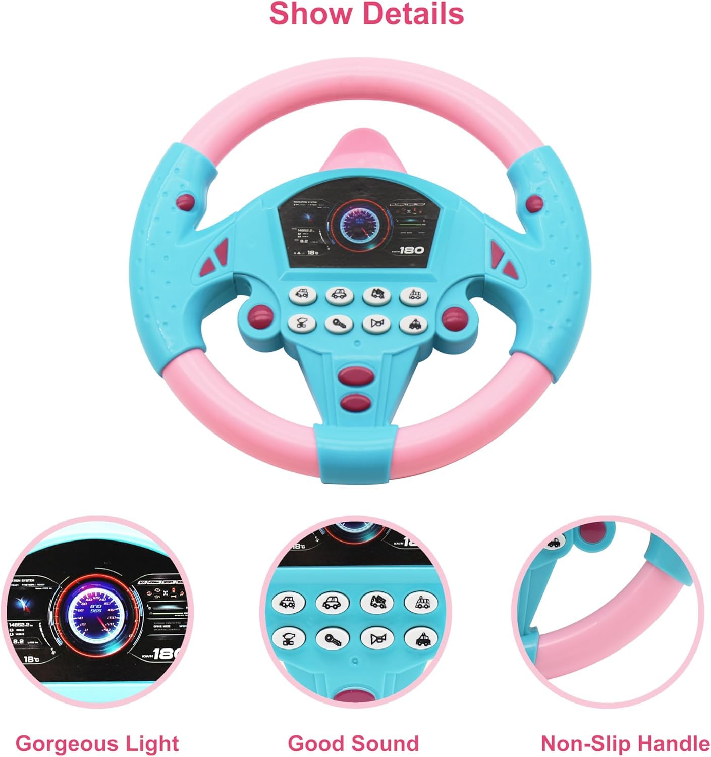 Interactive Steering Wheel for Kids