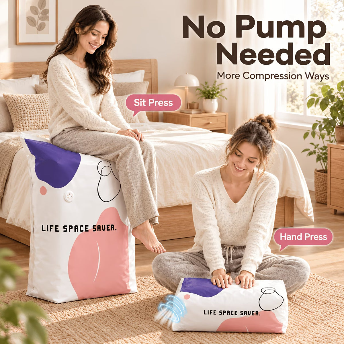 Vacuum Storage Bags – Press & Seal