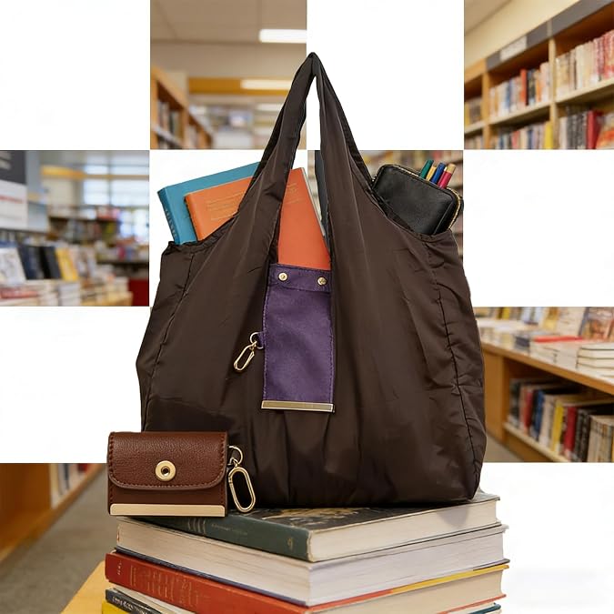Foldable Keychain Tote Bag