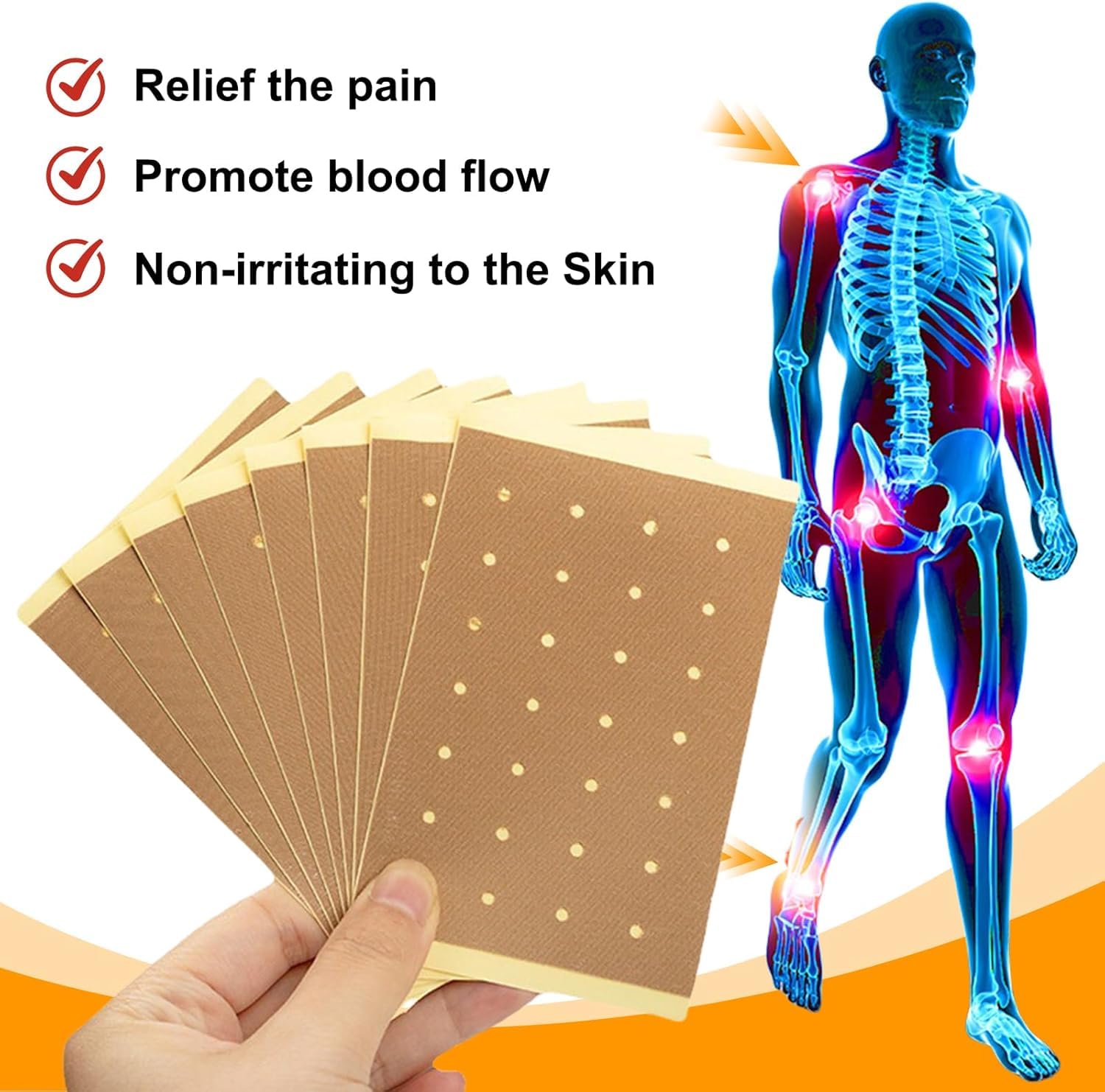 Capsicum Heat Relief Patch (10 Pcs)