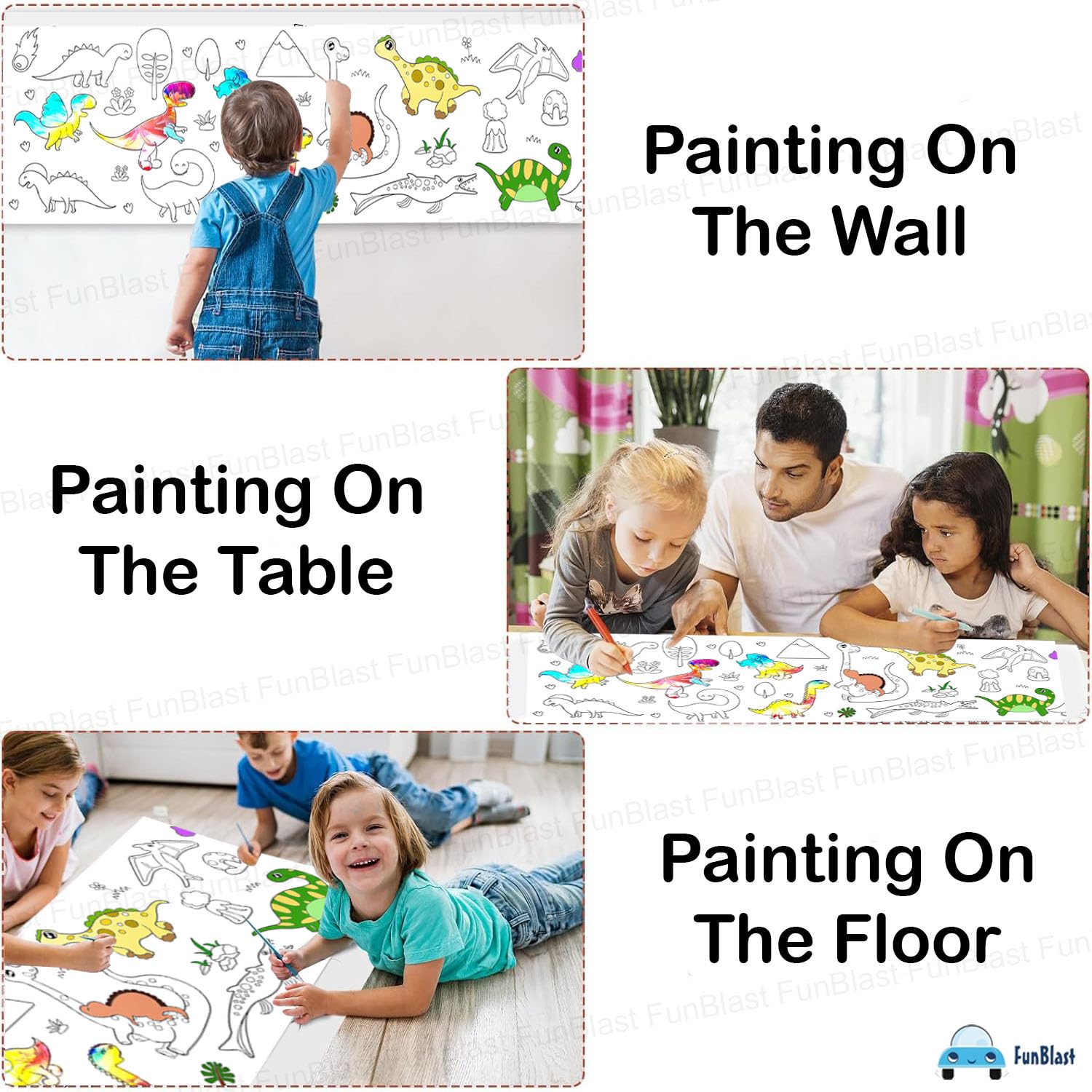 Kids Giant Drawing Roll (Set of 2)