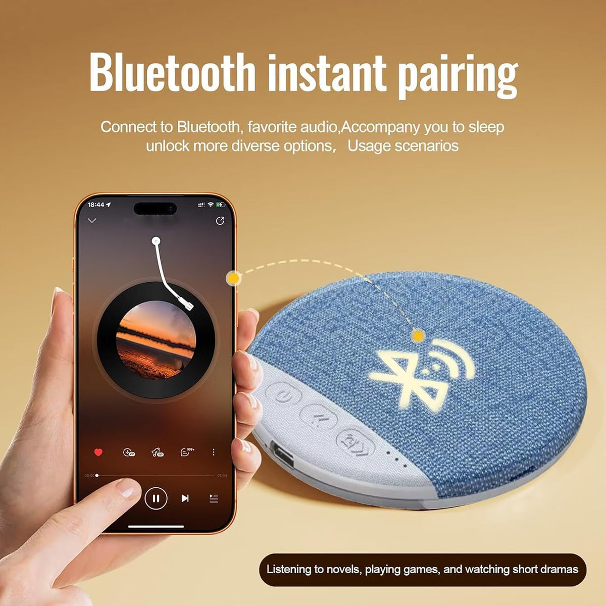 Bluetooth Pillow Speaker