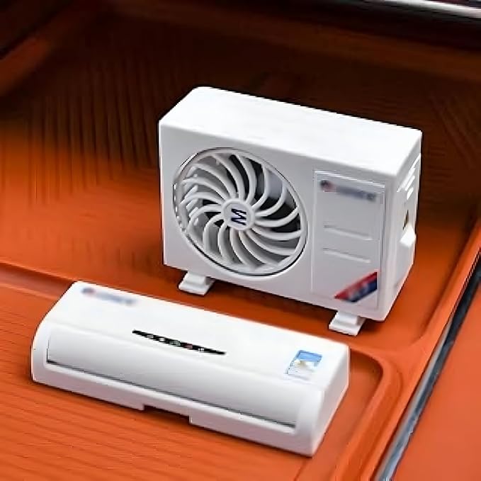 Solar-Powered Mini AC Car Air Freshener