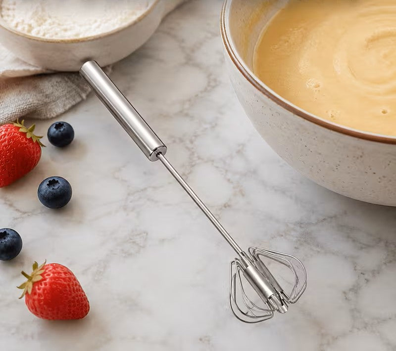 Stainless Steel Semi-Automatic Hand Beater