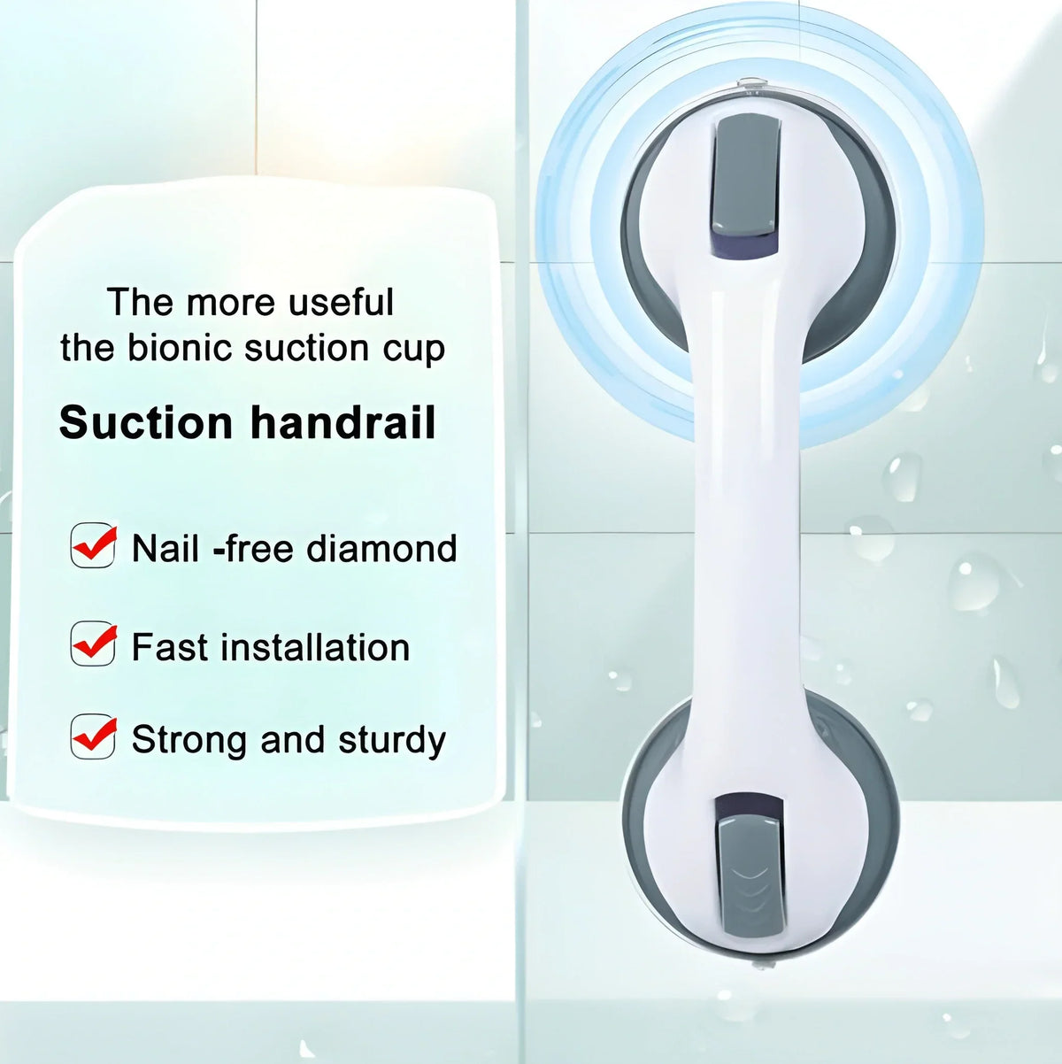 Suction Safety Grab Bar