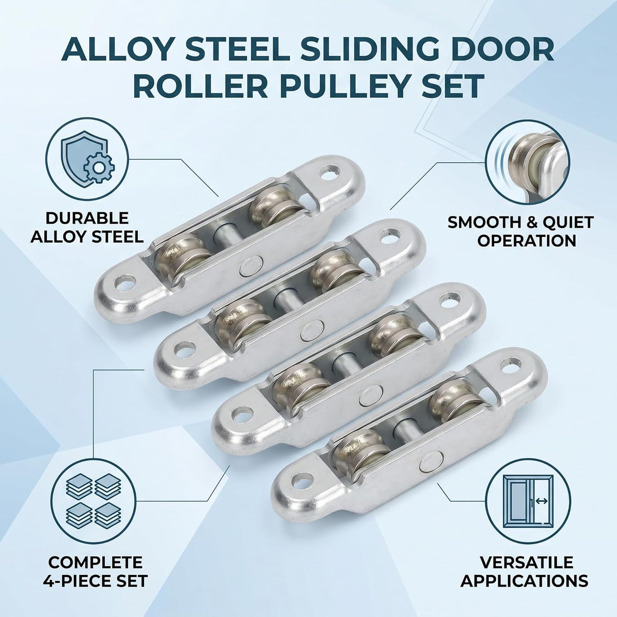 Double-Wheel Sliding Window Pulley