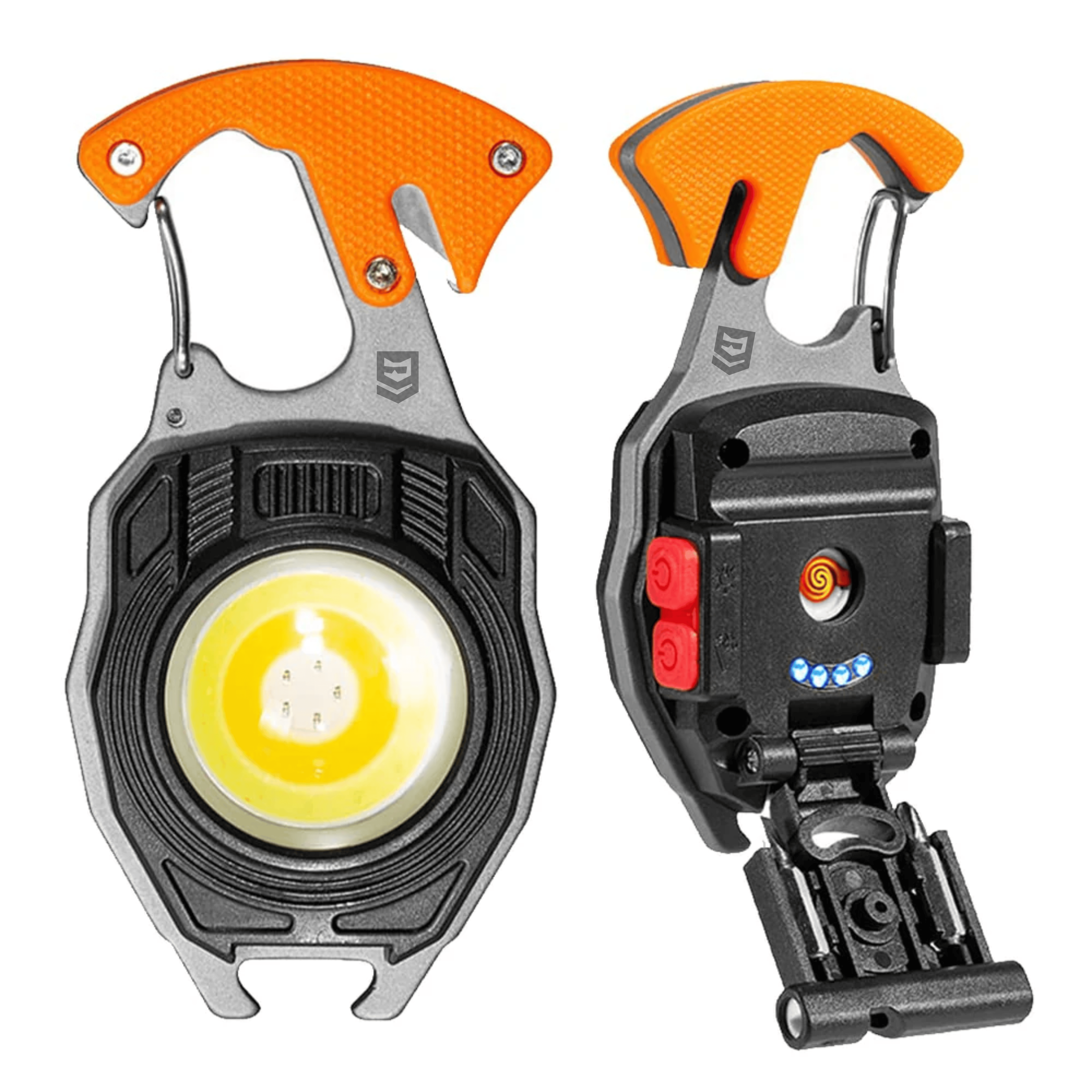 9-in-1 LED Keychain | Cob Light Keychain Flashlights Rechargable Led Portable Light Gadgets & Accessories 9-in-1 LED Keychain