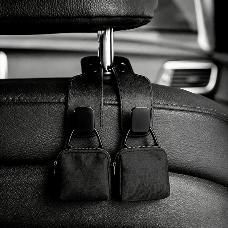 Dual-Hook Car Headrest Organizer Dual-Hook Car Headrest Organizer