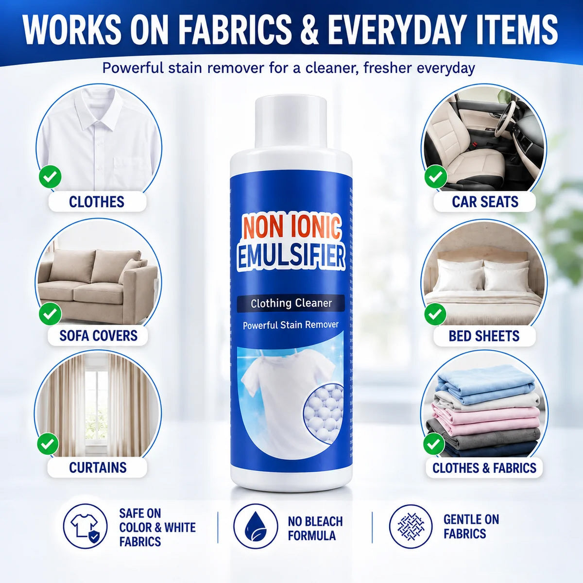 All-Purpose Clothing Stain Cleaner (Set of 2)