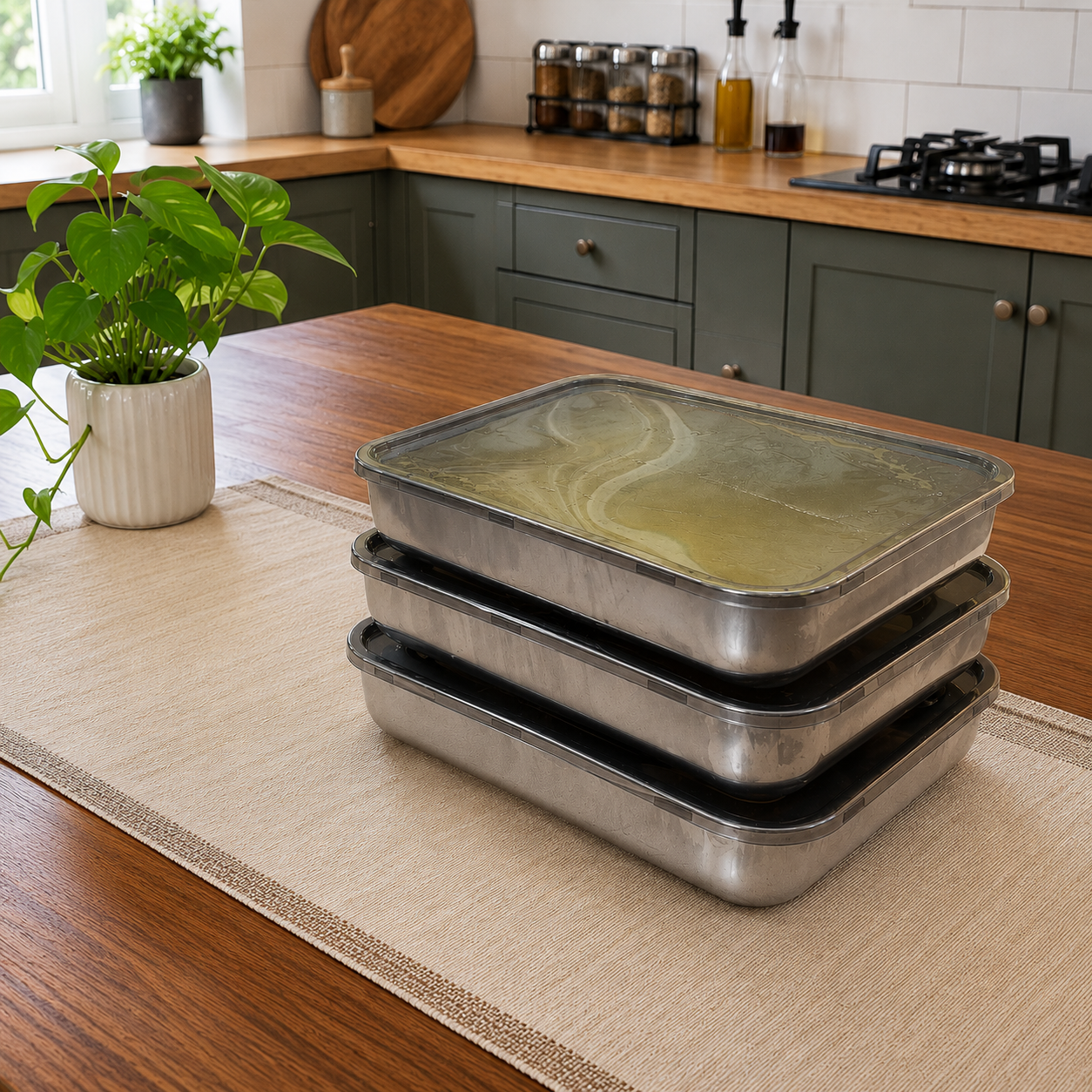Stainless Steel Food Tray