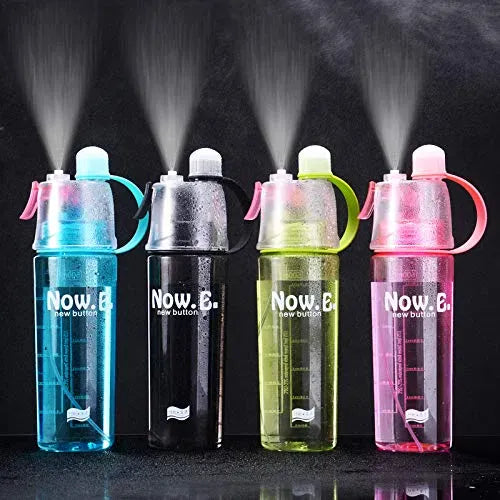 2 in 1 Drink & Mist Water Bottle | Water Bottle Sipper Waterlight Mist Spray Bottle for Outdoors 2 in 1 Drink & Mist Water Bottle