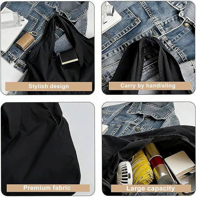 Foldable Keychain Tote Bag