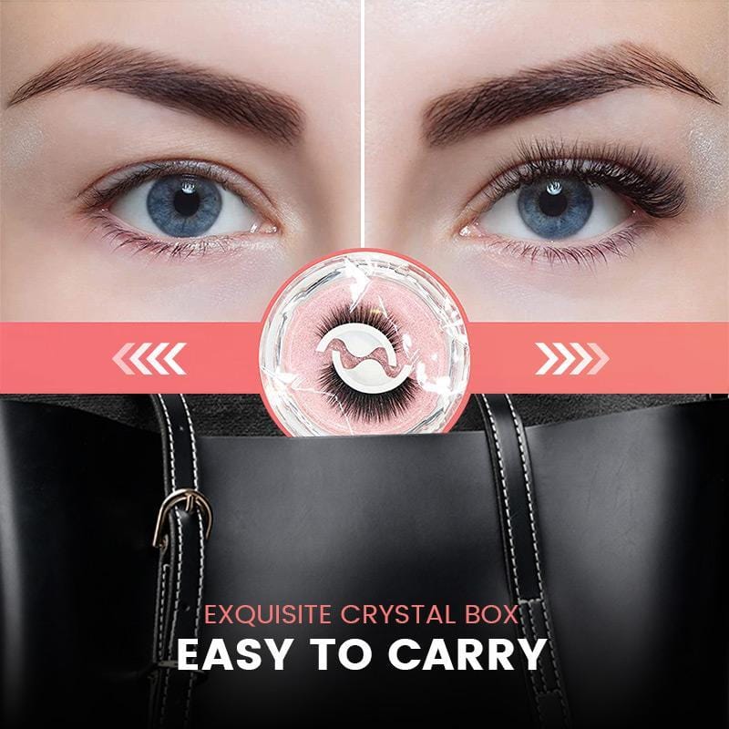 Adhesive Eyelashes False Natural Eyelashes Extension Makeup Lashes - Self-adhesive Reusable Eyelashes Self-adhesive Reusable Eyelashes