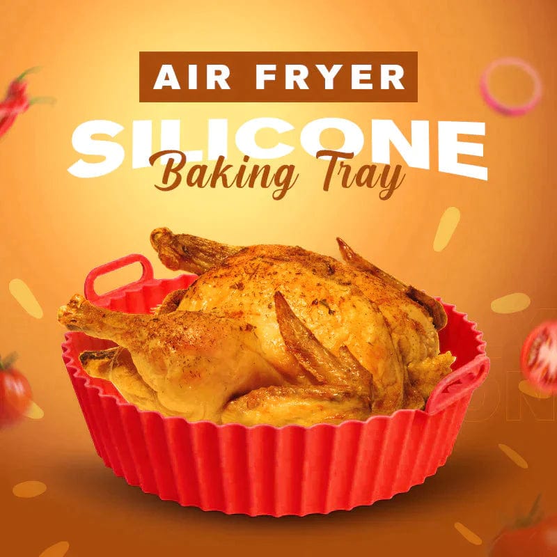 Air Fryer Silicone Reusable Baking Tray Air Fryer Silicone Reusable Baking Tray