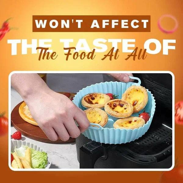 Air Fryer Silicone Reusable Baking Tray Air Fryer Silicone Reusable Baking Tray