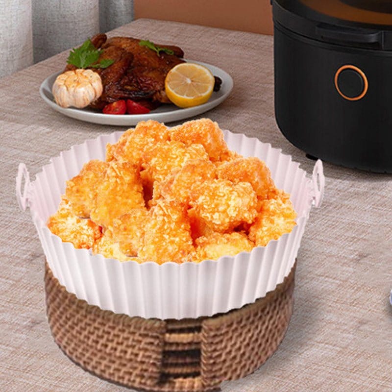 Air Fryer Silicone Reusable Baking Tray Air Fryer Silicone Reusable Baking Tray