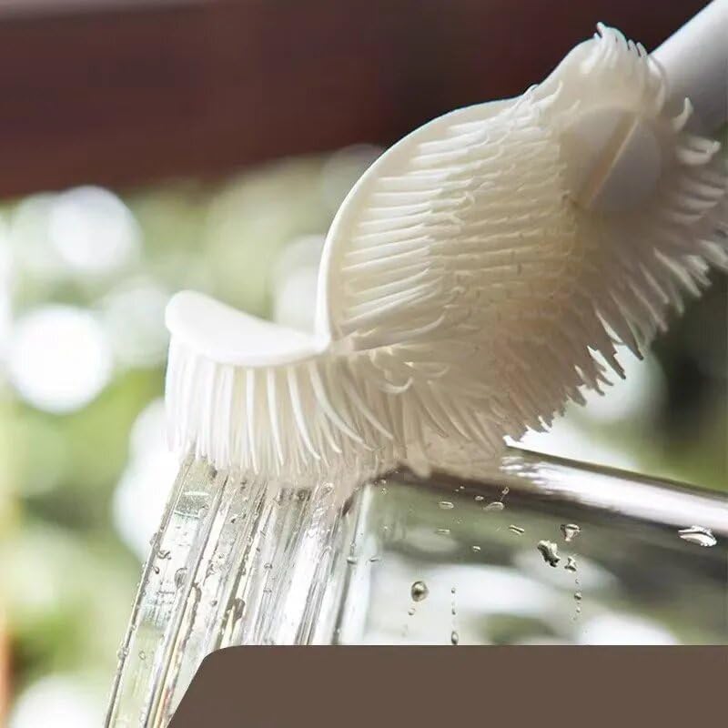 All-Angle Bottle Brush (Pack of 2) | Bottle Brush Cleaning Feeder Bottles Cleaner Silicone Brush - All-Angle Bottle Brush (Pack of 2)
