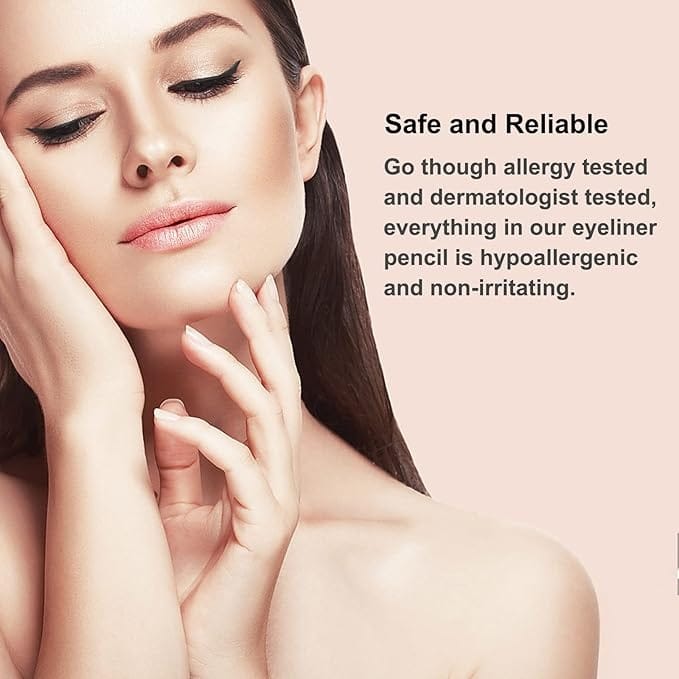 All-Day Waterproof Eyeliner Pencil | Eye Liner Waterproof Eyeliner Pencil Makeup Looks Water Resistant All-Day Waterproof Eyeliner Pencil