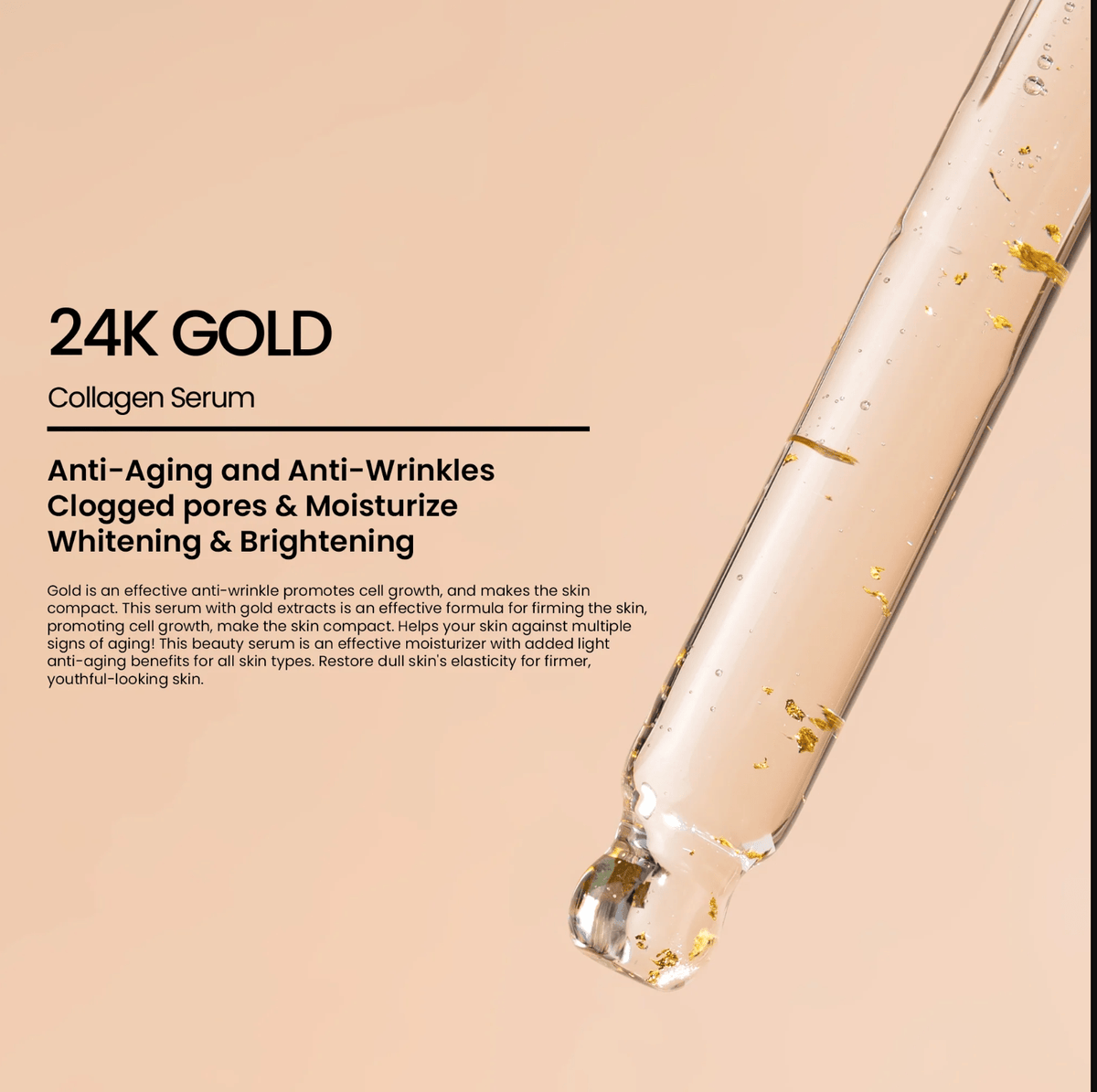 Anti Ageing Serum Dark Circles Anti Wrinkle Oil Under Eye Serum Under Eye Serum 24K Gold Serum (Set of 2)