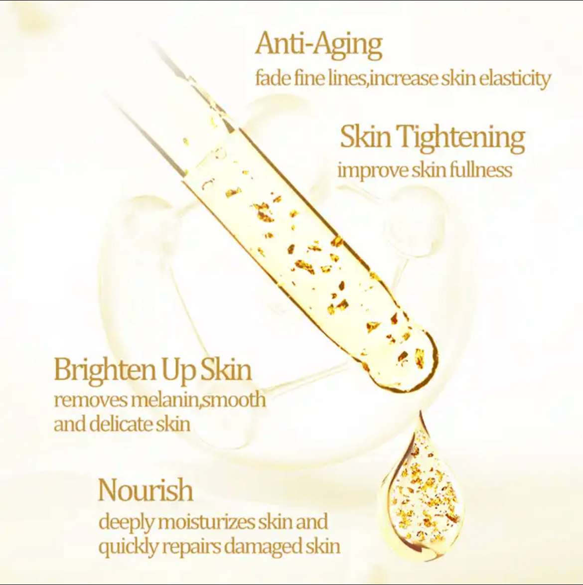 Anti Ageing Serum Dark Circles Anti Wrinkle Oil Under Eye Serum - Under Eye Serum - Under Eye Serum 24K Gold Serum (Pack of 2)