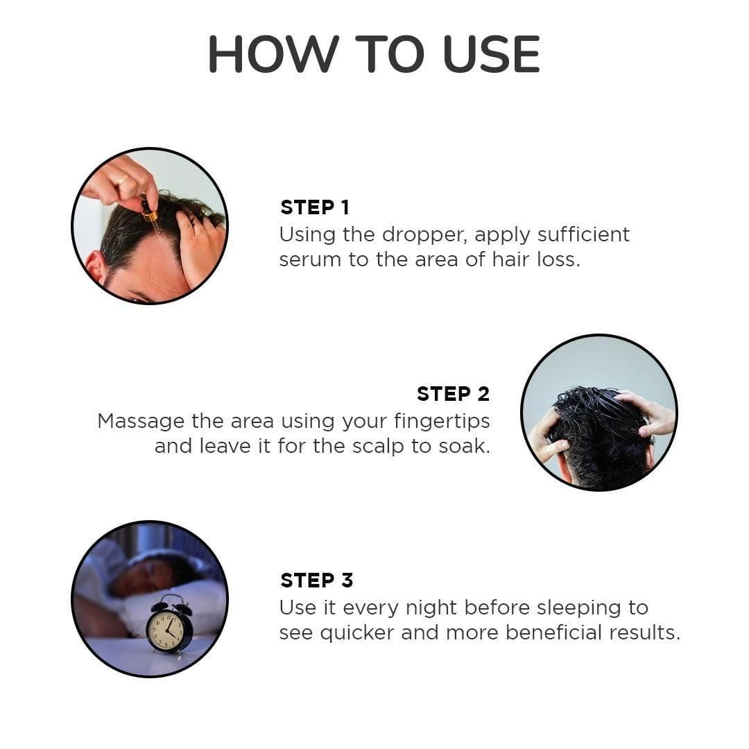 Anti-greying Hair Serum Hair Growth Serum Premature Greying Oil Serum Hair Oil Anti-greying Hair Serum