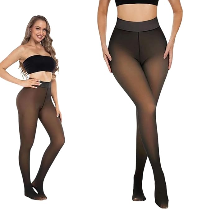 Anti-Scratch Stretchable Stockings (Free Size) | Winter Clothes Sheer Stockings Warm Fleece Stocking For Women - Anti-Scratch Stretchable Stockings (Free Size)