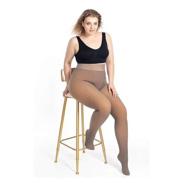 Anti-Scratch Stretchable Stockings (Free Size) | Winter Clothes Sheer Stockings Warm Fleece Stocking For Women - Anti-Scratch Stretchable Stockings (Free Size)